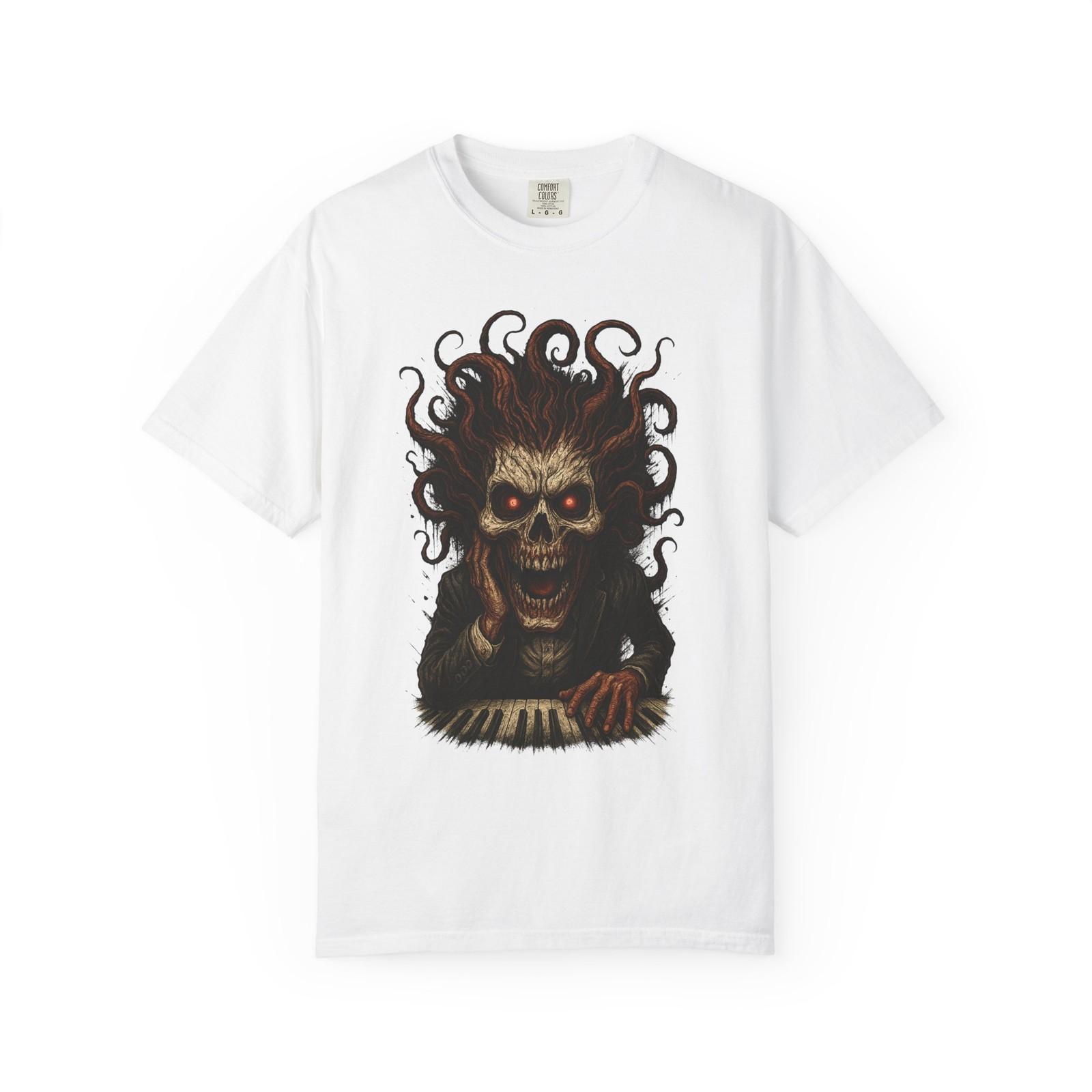 Gothic Piano Ghoul T-shirt, Musician Tee, Vintage Style, Halloween Costume Top, 5XL різнокольоровий
Gothic Piano Ghoul T-shirt, Musician Tee, Vintage Style, Halloween Costume Top, 5XL різнокольоровий