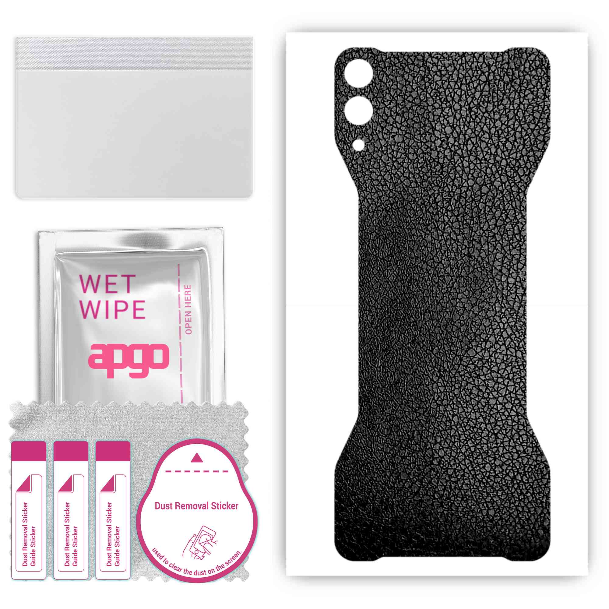 Apgo Protective Skin Sticker для задньої панелі, сумісної з Black Shark 2, плівка, фольга, вініл - чорна шкіра з візерунком
Apgo Protective Skin Sticker для задньої панелі, сумісної з Black Shark 2, плівка, фольга, вініл - чорна шкіра з візерунком