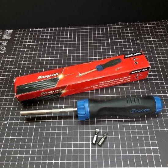 Rare Snap-on Power Blue Soft Grip Ratcheting Screwdriver w/Bits SGDMRC44 NEW-JM
Rare Snap-on Power Blue Soft Grip Ratcheting Screwdriver w/Bits SGDMRC44 NEW-JM