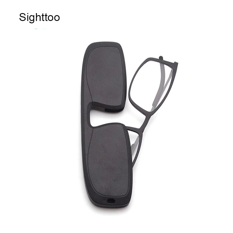 Sighttoo Ultra Thin Reading Glasses Portable Eyeglasses TR90 For Men with Keychain Case Metal Frame Presbyopia Glasses For Women +150 чёрный
Sighttoo Ultra Thin Reading Glasses Portable Eyeglasses TR90 For Men with Keychain Case Metal Frame Presbyopia Glasses For Women +150 чёрный