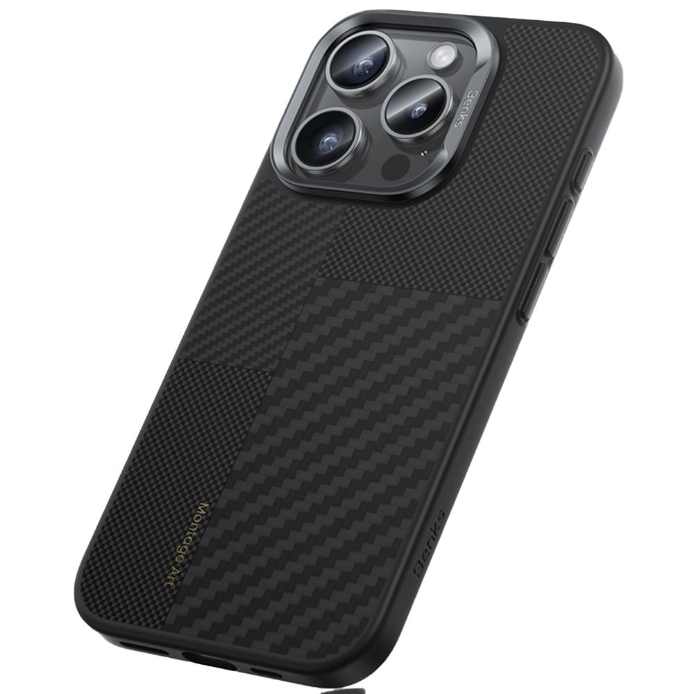 BENKS For iPhone 16 Pro Max Magnetic Case Kevlar Aramid Fiber+TPU Montage Phone Cover A
BENKS For iPhone 16 Pro Max Magnetic Case Kevlar Aramid Fiber+TPU Montage Phone Cover A
