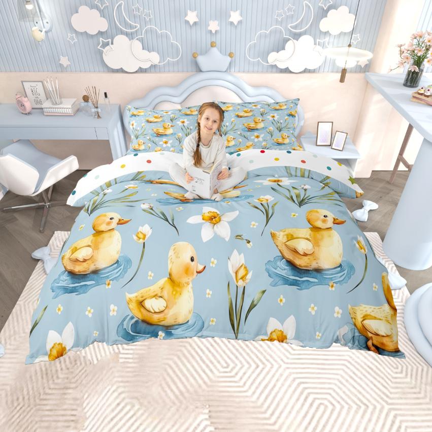 Комплект постільної білизни Homewish Rustic Duck, Комплект покривала для ковдри з квітковим принтом у стилі кантрі, Біло-жовтий комплект для ліжка для хлопчиків-підлітків AU D 180x210cm 3pcs&set
Комплект постільної білизни Homewish Rustic Duck, Комплект покривала для ковдри з квітковим принтом у стилі кантрі, Біло-жовтий комплект для ліжка для хлопчиків-підлітків AU D 180x210cm 3pcs&set