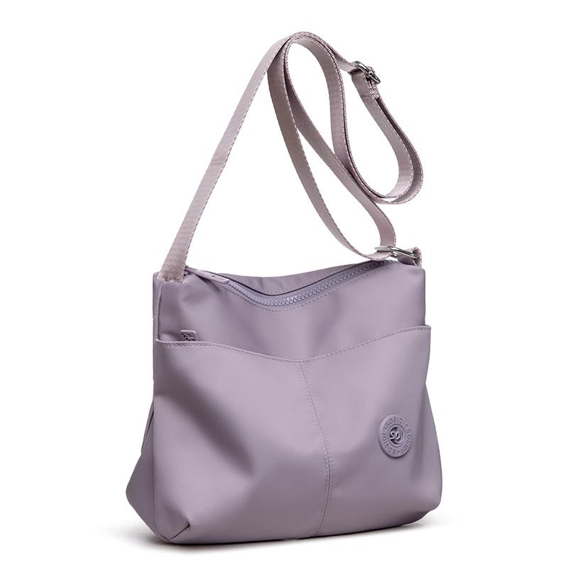 Casual Waterproof Nylon Crossbody Bag Lightweight Ladies Single Shoulder Bag Versatile Fashionable Pure Color for Daily Use світло-фіолетового кольору
Casual Waterproof Nylon Crossbody Bag Lightweight Ladies Single Shoulder Bag Versatile Fashionable Pure Color for Daily Use світло-фіолетового кольору