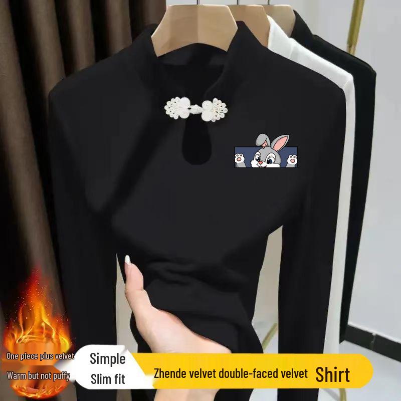 Women s Frog Button Stand Collar Long Sleeve Warm Top - Chinese Style Autumn/Winter Print XL (115-130 jin)
Women s Frog Button Stand Collar Long Sleeve Warm Top - Chinese Style Autumn/Winter Print XL (115-130 jin)