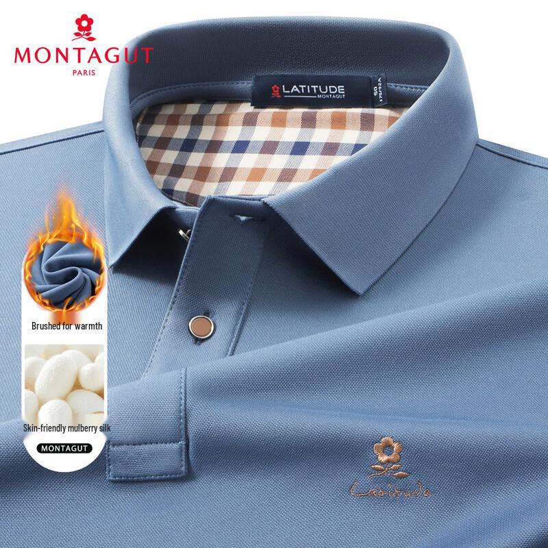 MONTAGUT Men s Silk Blend Long Sleeve Polo Shirt 54
MONTAGUT Men s Silk Blend Long Sleeve Polo Shirt 54