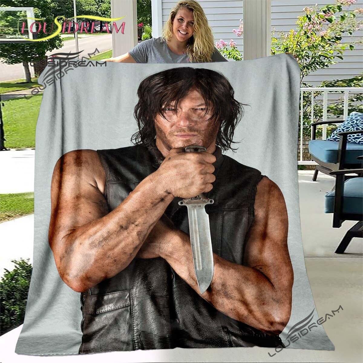 Daryl Dixon The Walking Dead Throws Blanket Horror TV Series Sofa Blanket for Adults and Children Bedroom Living Room Decoratio 180x230cm
Daryl Dixon The Walking Dead Throws Blanket Horror TV Series Sofa Blanket for Adults and Children Bedroom Living Room Decoratio 180x230cm