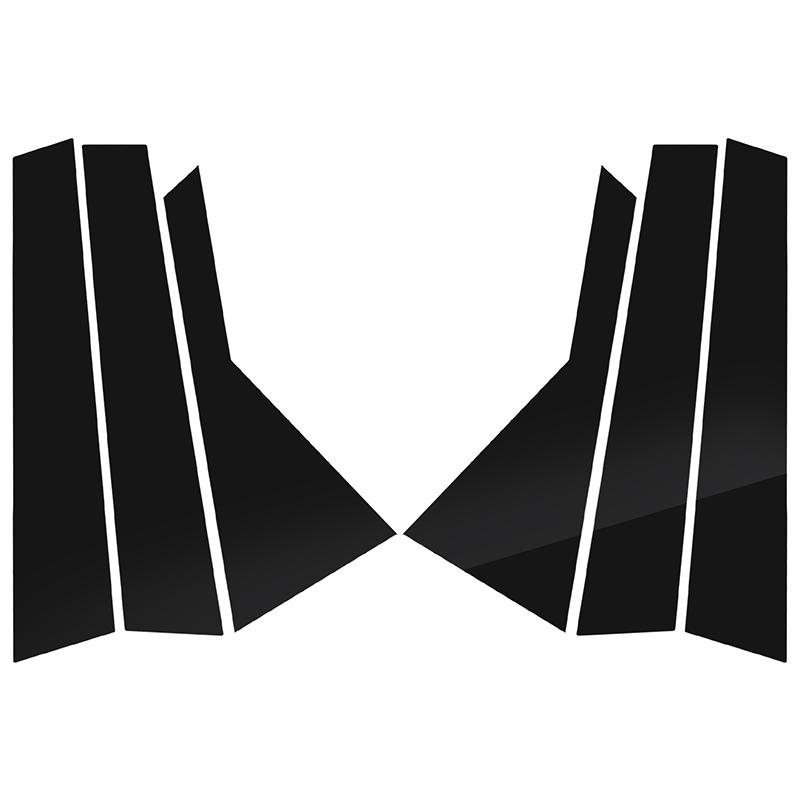 6 шт., стойки для окон и дверей автомобиля, накладка, наклейка, глянцевый черный, внешние детали для Kia Carens/Rondo 2013-2019 
6 шт., стойки для окон и дверей автомобиля, накладка, наклейка, глянцевый черный, внешние детали для Kia Carens/Rondo 2013-2019