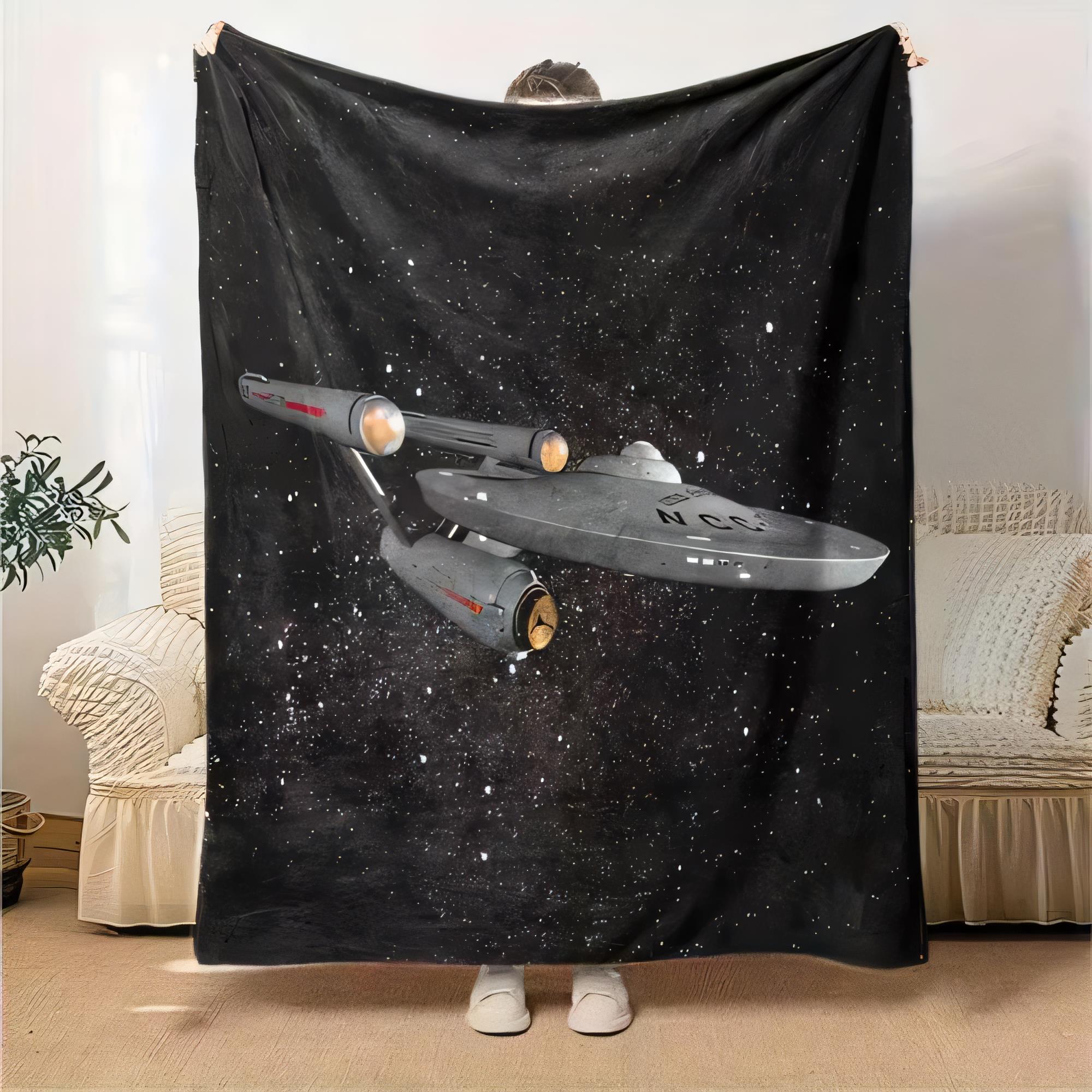 Star Trek Starship Blanket Large Soft Throw Cloth with Star-Filled Space Background Cozy Indoor Decor Perfect Gift for Sci-Fi Fa 75cmx90cm
Star Trek Starship Blanket Large Soft Throw Cloth with Star-Filled Space Background Cozy Indoor Decor Perfect Gift for Sci-Fi Fa 75cmx90cm
