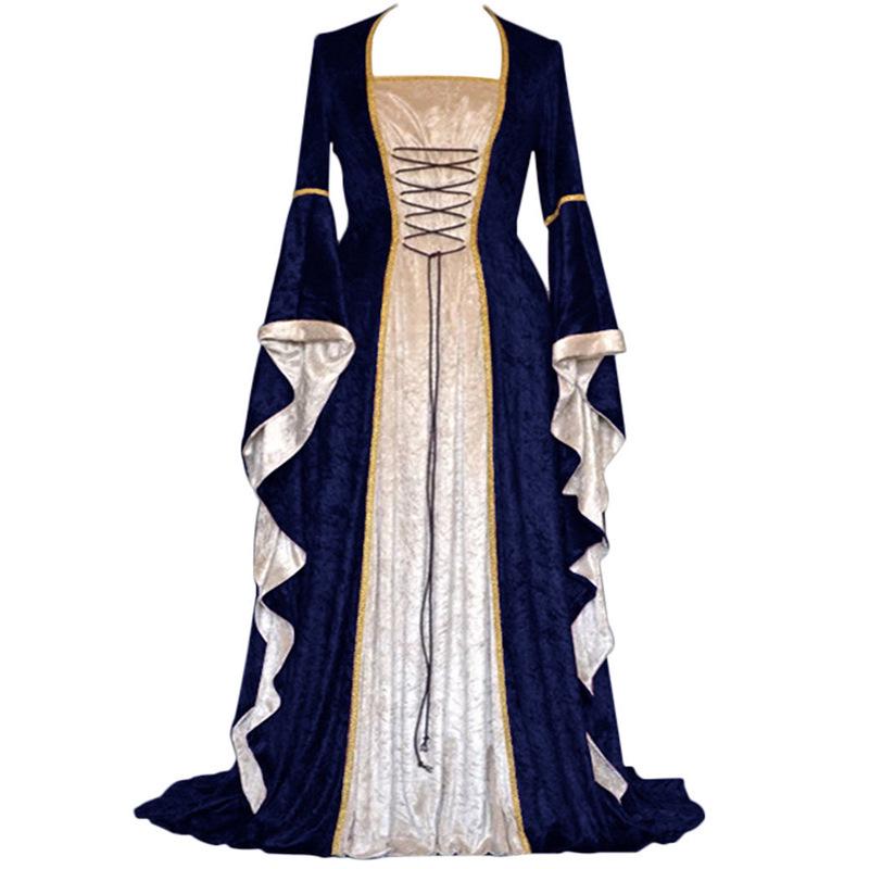 European Plus Size Velvet Lace-up Medieval-Retro Dress (S-5XL) 3XL
European Plus Size Velvet Lace-up Medieval-Retro Dress (S-5XL) 3XL