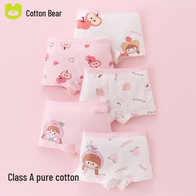 Girls Cotton A-Class Boxer and Triangle Briefs - Comfortable Fit for Kids, No Pinching 120-L (Height 110-125cm, Weight 35-45kg)
Girls Cotton A-Class Boxer and Triangle Briefs - Comfortable Fit for Kids, No Pinching 120-L (Height 110-125cm, Weight 35-45kg)