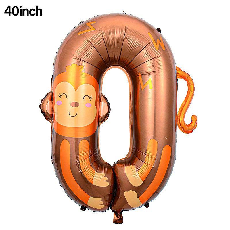 40-inch Aluminum Film Animal Digital Balloon, Animal-shaped Digital Theme Children s Birthday Party Decoration Number 0
40-inch Aluminum Film Animal Digital Balloon, Animal-shaped Digital Theme Children s Birthday Party Decoration Number 0