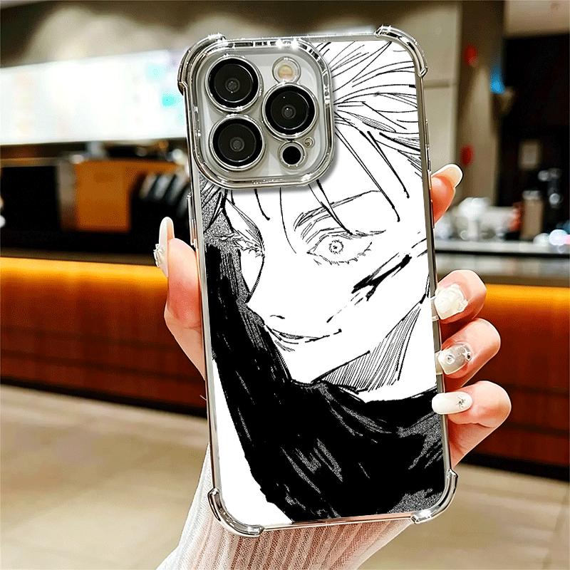 Cool Black JUJUSU Anime Soft Phone Case For iPhone 15 16 17 Air 14 Pro Max 16E Plus 13 12 Mini Plating Anti-Fall Fundas iPhone 14 Plus
Cool Black JUJUSU Anime Soft Phone Case For iPhone 15 16 17 Air 14 Pro Max 16E Plus 13 12 Mini Plating Anti-Fall Fundas iPhone 14 Plus