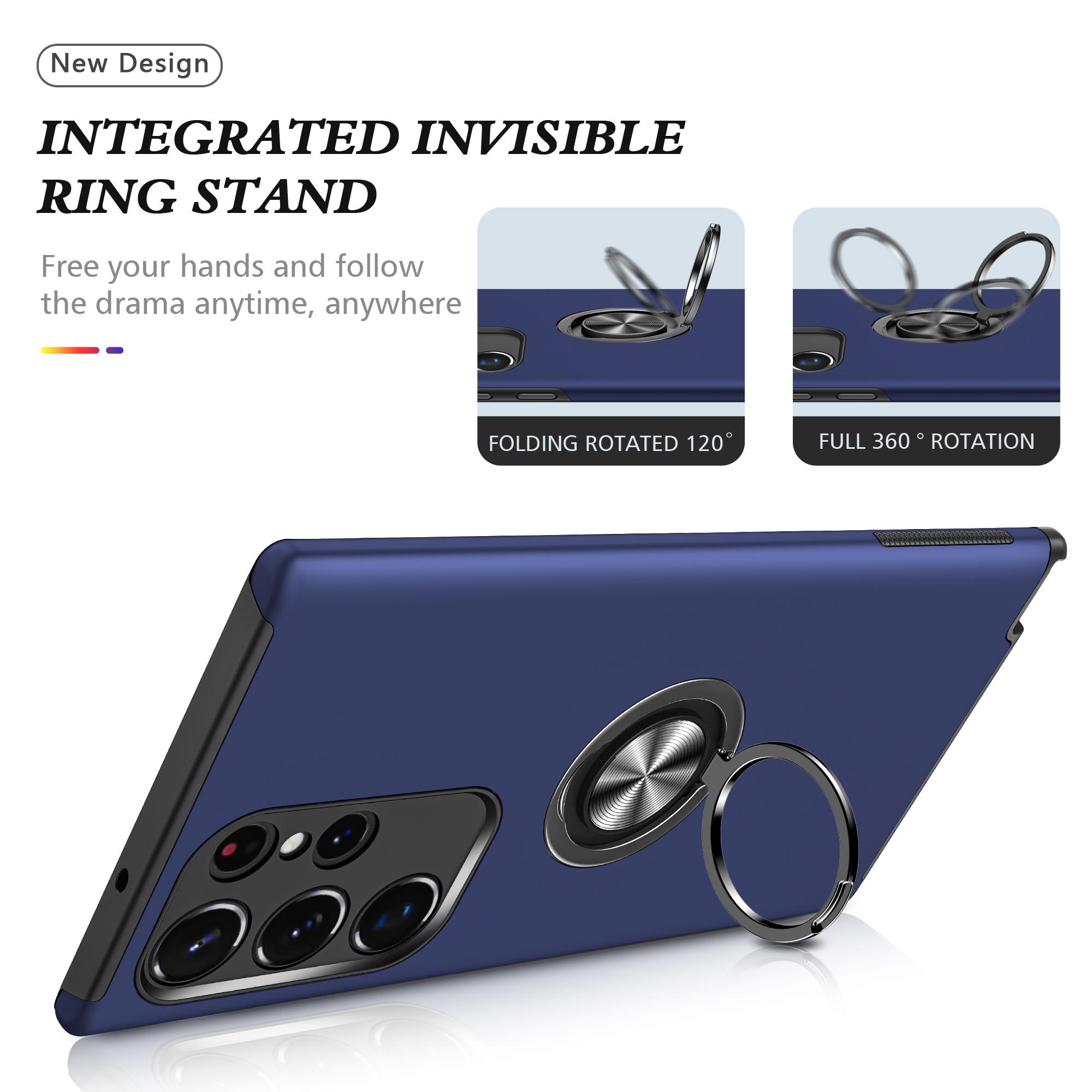 For Samsung Galaxy S24 Ultra Cell Phone Case Anti-scratch Ring Kickstand Back Shell Black
For Samsung Galaxy S24 Ultra Cell Phone Case Anti-scratch Ring Kickstand Back Shell Black