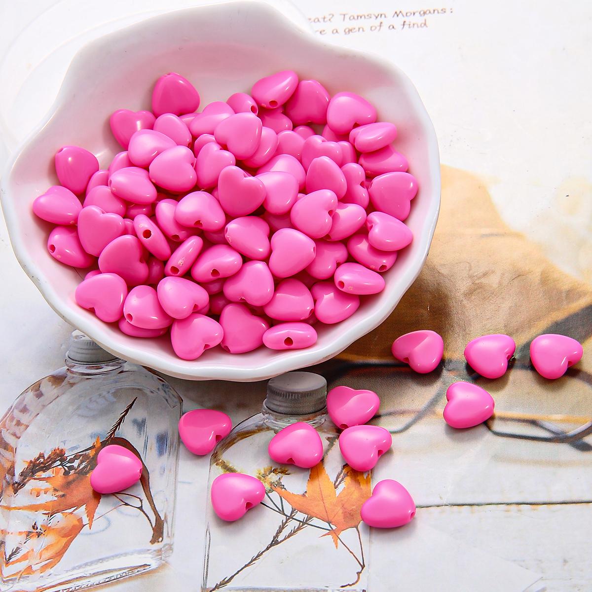 Красочные акриловые свободные бусины в форме сердца для изготовления ювелирных изделий DIY аксессуары 12×11mm 75pcs фуксия
Красочные акриловые свободные бусины в форме сердца для изготовления ювелирных изделий DIY аксессуары 12×11mm 75pcs фуксия