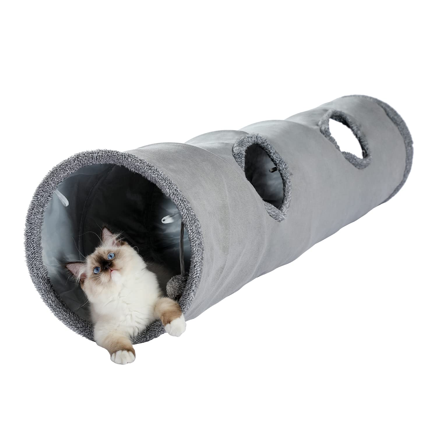 PAWZ Road Cat Tunnel Cat Toy Rabbit Dog Tunnel Foldable Sturdy Durable Made of Suede Solo Play Relieve Lack of Exercise Cat Toy Pet Toy Popular Pet серый
PAWZ Road Cat Tunnel Cat Toy Rabbit Dog Tunnel Foldable Sturdy Durable Made of Suede Solo Play Relieve Lack of Exercise Cat Toy Pet Toy Popular Pet серый