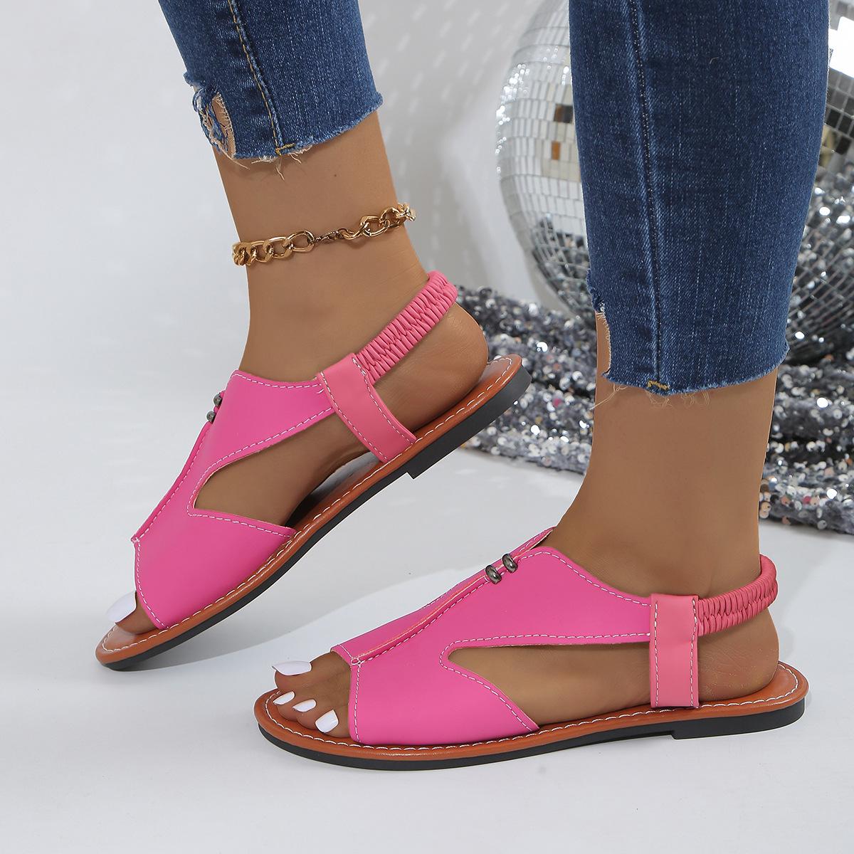 Женские плоские сандалии Летние Новые Модные Неглубокие Сандалии Удобные Легкие Уличные Пляжные Сандалии для Женщин 43 розовый
Женские плоские сандалии Летние Новые Модные Неглубокие Сандалии Удобные Легкие Уличные Пляжные Сандалии для Женщин 43 розовый