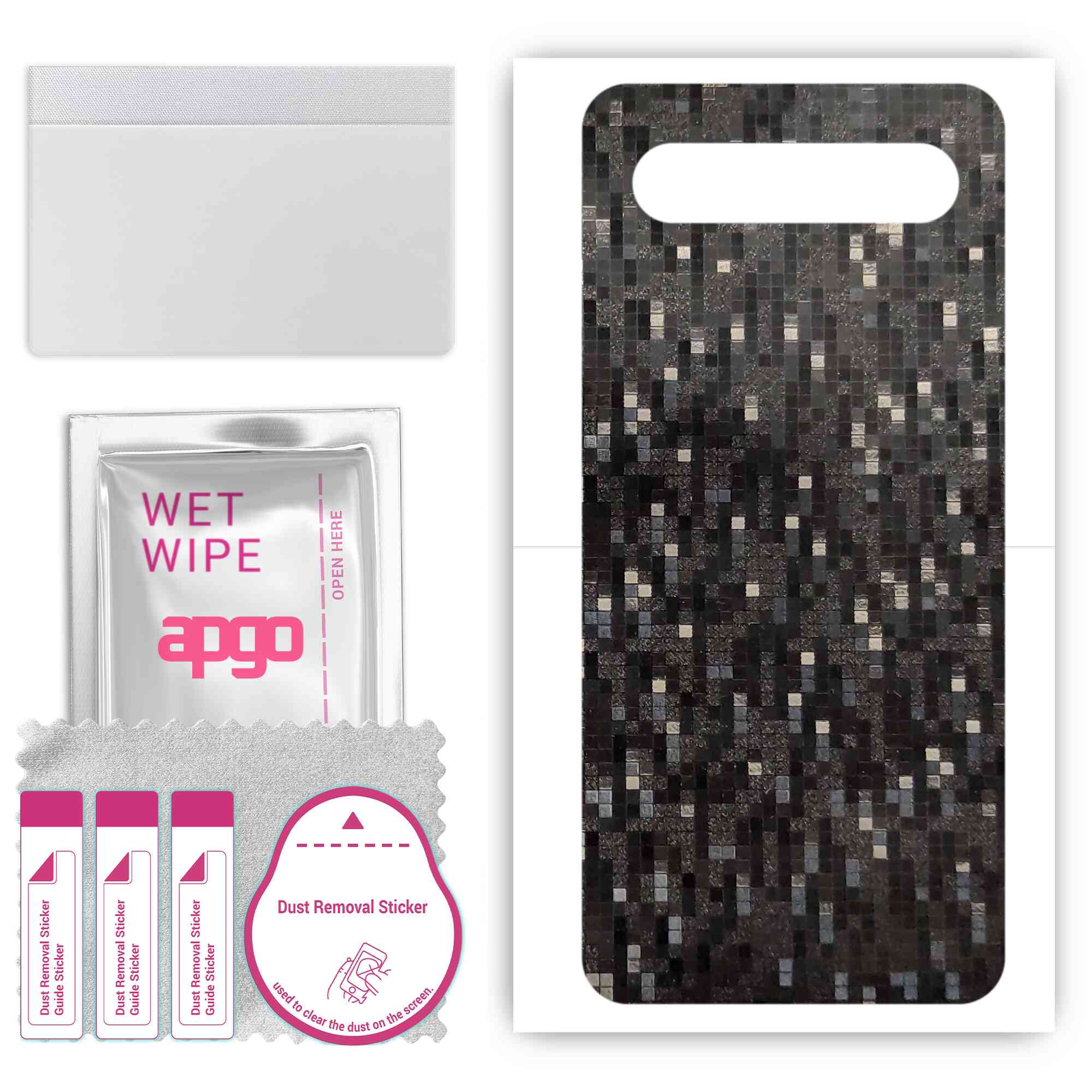 Apgo Protective Skin Sticker для задньої панелі, сумісної з Meizu 17, Wrap Film, Foil, Vinyl - Pattern Carbon Black Pixel
Apgo Protective Skin Sticker для задньої панелі, сумісної з Meizu 17, Wrap Film, Foil, Vinyl - Pattern Carbon Black Pixel