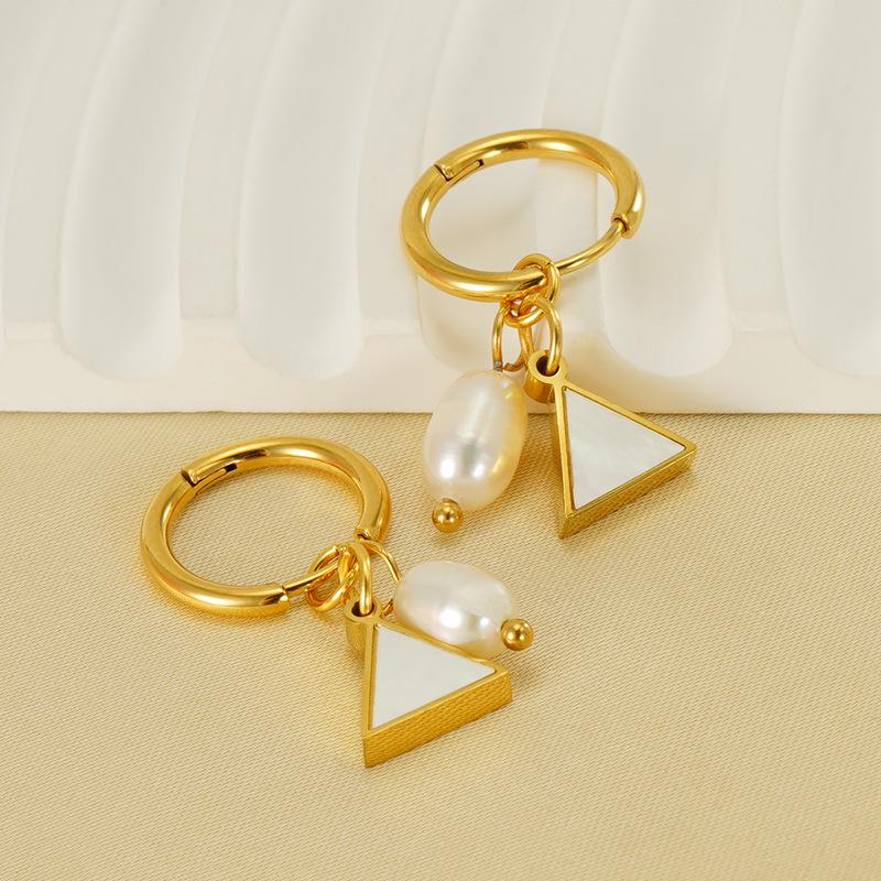 European & American High-End 18K Titanium Steel Natural Pearl Earrings - Women s Luxury Fashion Jewelry 18K золотой
European & American High-End 18K Titanium Steel Natural Pearl Earrings - Women s Luxury Fashion Jewelry 18K золотой
