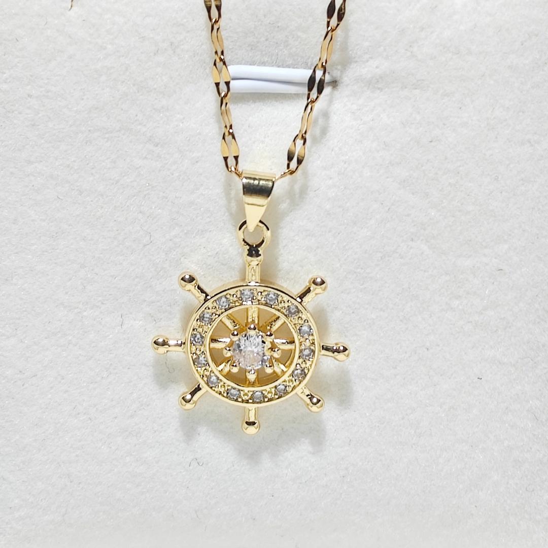 Подвеска в виде рулевого колеса с волнами океана, высококачественное и ретро-ожерелье-цепочка на ключицу
Подвеска в виде рулевого колеса с волнами океана, высококачественное и ретро-ожерелье-цепочка на ключицу