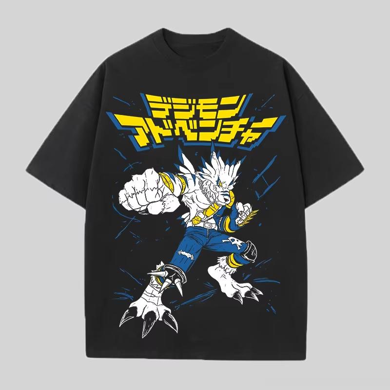 Unisexs Digimon Garurumon Anime TShirt pure Cotton JI KING OF WARRIORS Graphic Print for Casual Otaku Daily Streetwear Campus XL
Unisexs Digimon Garurumon Anime TShirt pure Cotton JI KING OF WARRIORS Graphic Print for Casual Otaku Daily Streetwear Campus XL