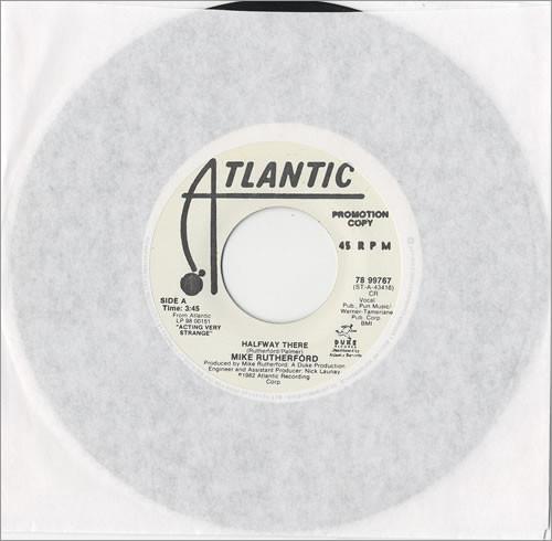7inch Record MIKE RUTHERFORD - Halfway There 7899767 Atlantic 1982 Canada Rock Used
7inch Record MIKE RUTHERFORD - Halfway There 7899767 Atlantic 1982 Canada Rock Used