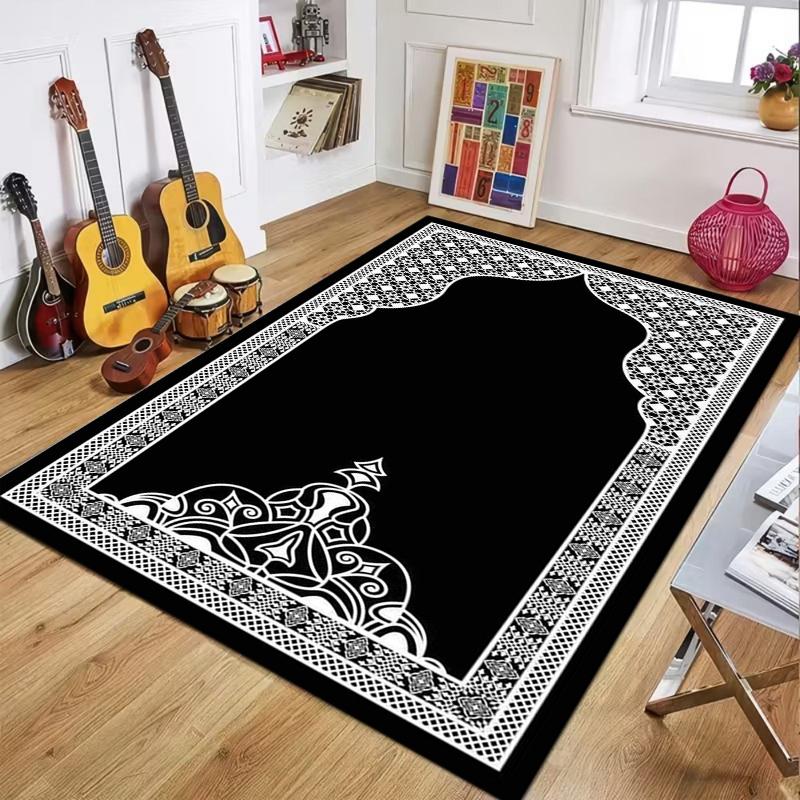 Islamic Mosque Prayer Rug Vintage Floral Border Print NonSlip Floor Mat for Living Room Bedroom Prayer Room Muslim Home Decor 40X60CM
Islamic Mosque Prayer Rug Vintage Floral Border Print NonSlip Floor Mat for Living Room Bedroom Prayer Room Muslim Home Decor 40X60CM