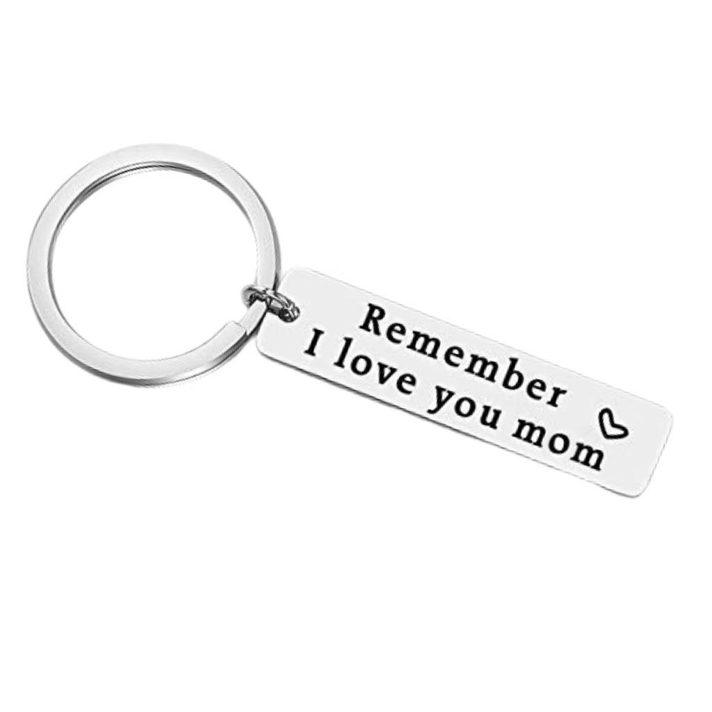 Remember I Love You Dad Mom Stainless Steel Keychain Warm Family Design Fashion Pendant Practical Parents Day Gift
Remember I Love You Dad Mom Stainless Steel Keychain Warm Family Design Fashion Pendant Practical Parents Day Gift