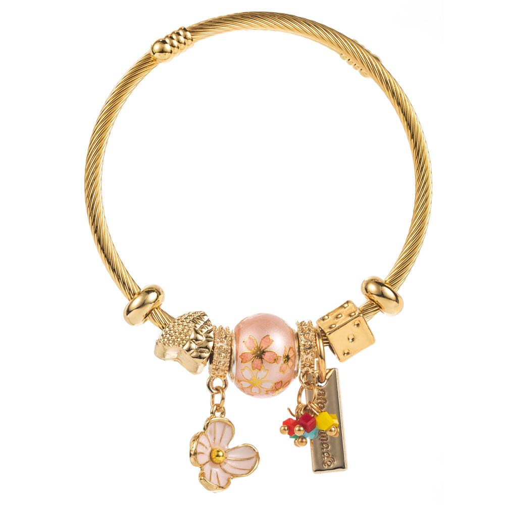 Инкрустированный бриллиантами кулон в виде цветка с каплей масла, модный трендовый браслет для лучшей подруги розовый
Инкрустированный бриллиантами кулон в виде цветка с каплей масла, модный трендовый браслет для лучшей подруги розовый