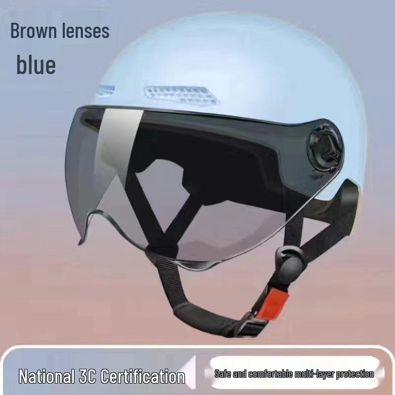 Four Seasons Lightweight Breathable Sun Protection Helmet for Electric Scooters, Motorcycles, and Bicycles - Unisex Summer Classic Half Helmet.
Four Seasons Lightweight Breathable Sun Protection Helmet for Electric Scooters, Motorcycles, and Bicycles - Unisex Summer Classic Half Helmet.