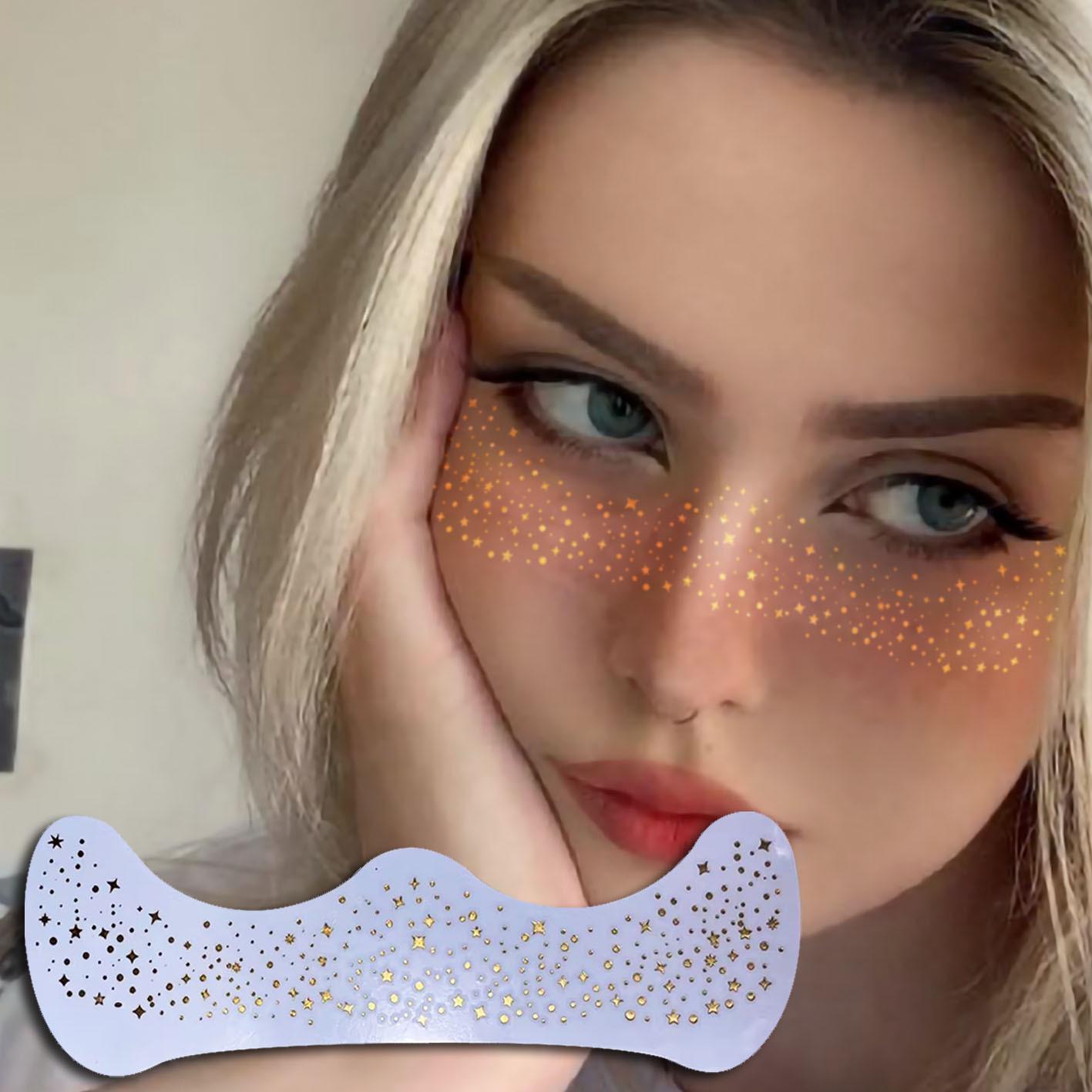 Golden Freckles Tattoo Stickers - Long-lasting, Waterproof, Realistic Temporary Tattoos
Golden Freckles Tattoo Stickers - Long-lasting, Waterproof, Realistic Temporary Tattoos