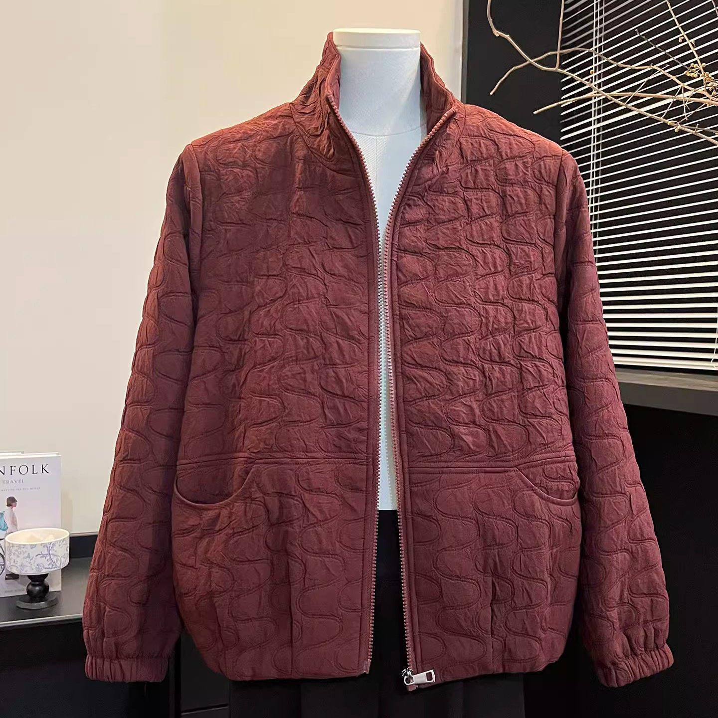 Women s Stand Collar Baseball Jacket - Casual, Multi-Pocket, Loose Fit, Long-Sleeved, Ideal for Middle-Aged and Elderly Mothers 2XL (105-120 lbs) вина червоного кольору
Women s Stand Collar Baseball Jacket - Casual, Multi-Pocket, Loose Fit, Long-Sleeved, Ideal for Middle-Aged and Elderly Mothers 2XL (105-120 lbs) вина червоного кольору