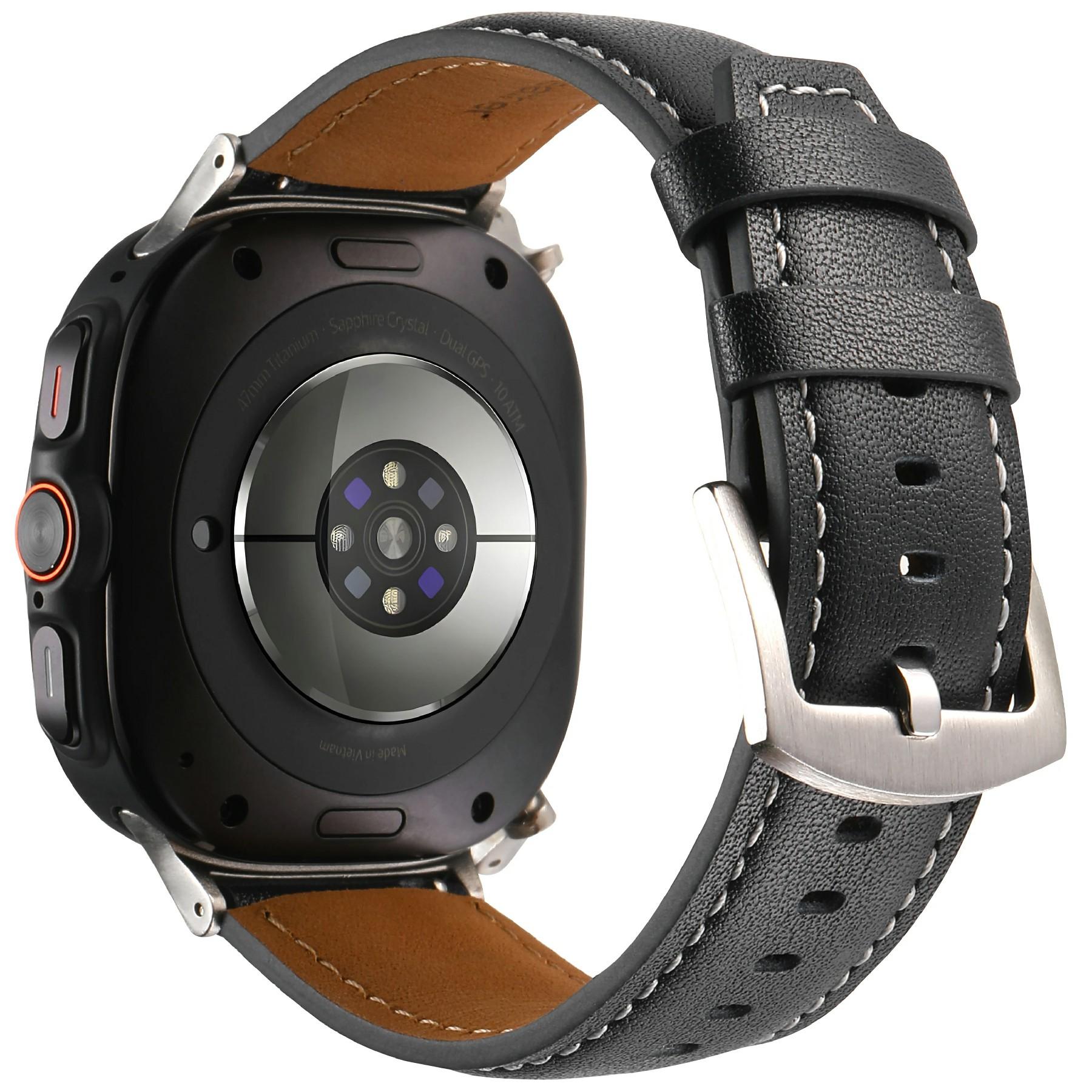 Для Samsung Galaxy Watch Ultra 47 мм Ремешок для часов Наручный ремешок из натуральной коровьей кожи Замена Black
Для Samsung Galaxy Watch Ultra 47 мм Ремешок для часов Наручный ремешок из натуральной коровьей кожи Замена Black