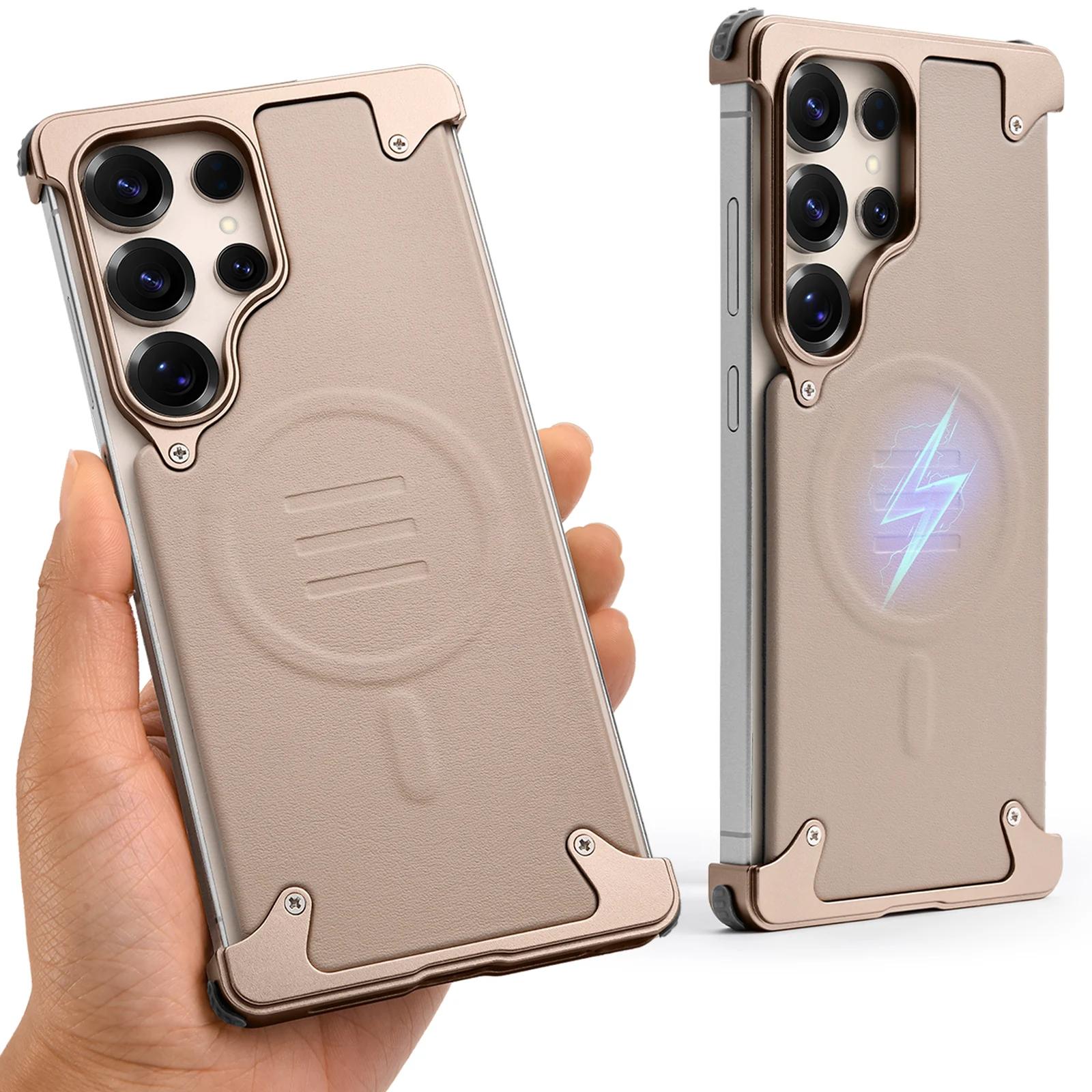 Eary Slim Thin Leather Phone Case for Samsung Galaxy S25 Ultra Magnetic Shells for Wireless Charging Bumper Shockproof Protector Galaxy S25 Ultra
Eary Slim Thin Leather Phone Case for Samsung Galaxy S25 Ultra Magnetic Shells for Wireless Charging Bumper Shockproof Protector Galaxy S25 Ultra