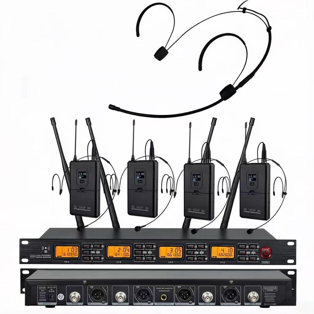 One-to-Four Wireless Headset Microphone with Cross-Border Compatibility UK Power Supply
One-to-Four Wireless Headset Microphone with Cross-Border Compatibility UK Power Supply