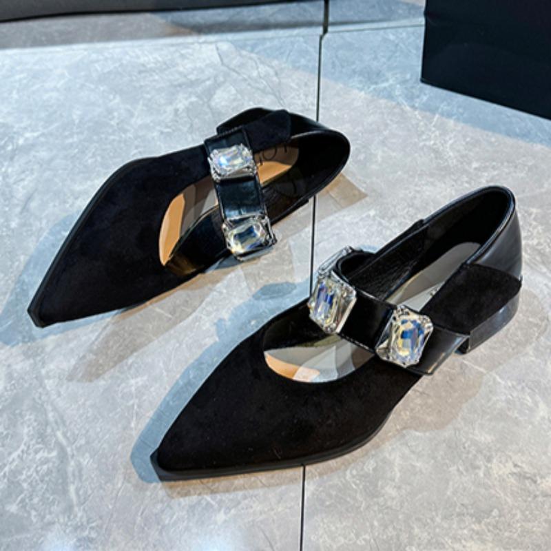 Fashion Spring New Coarse Heel Shoes Women s Fashion Pointed Shallow Mouth Suede Leopard Glitter Soft Soled Non-slip Low Top Shoes 40
Fashion Spring New Coarse Heel Shoes Women s Fashion Pointed Shallow Mouth Suede Leopard Glitter Soft Soled Non-slip Low Top Shoes 40