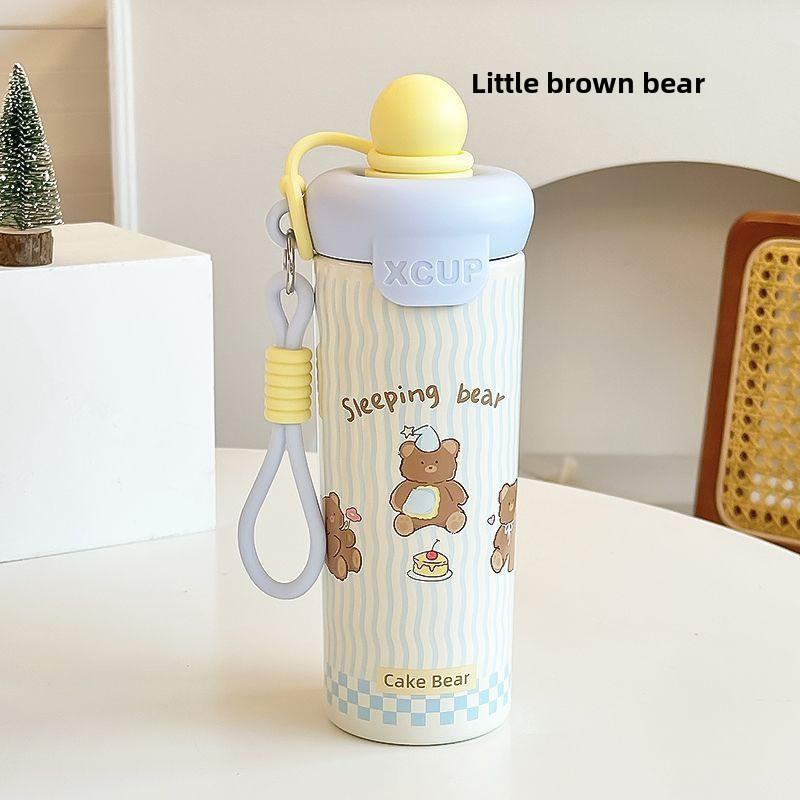 Cute Cat Dog Animal Stainless Water Bottle 316 Food Grade Student Cartoon Ball Cup Portable Straw Cup School Outdoor Drinkware 650ML
Cute Cat Dog Animal Stainless Water Bottle 316 Food Grade Student Cartoon Ball Cup Portable Straw Cup School Outdoor Drinkware 650ML