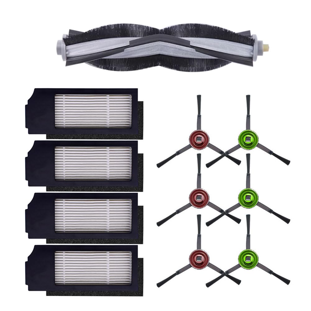 Запасні частини Neutop Ecovacs Deebot X1 Plus X1 X1 T10 Plus Аксесуари для робота-пилососа 1 ролик 4 комплекти фільтрів 6 бічних щіток Turbo, Omni,
Запасні частини Neutop Ecovacs Deebot X1 Plus X1 X1 T10 Plus Аксесуари для робота-пилососа 1 ролик 4 комплекти фільтрів 6 бічних щіток Turbo, Omni,