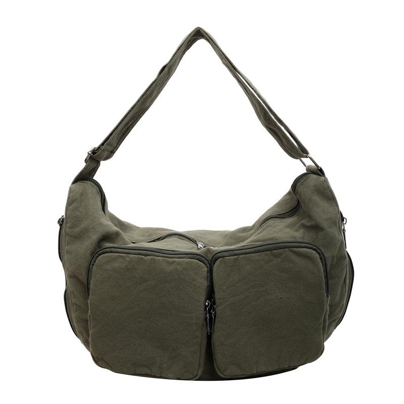 Simple Solid Color Multi-Pocket Shoulder Bags for Women Large Capacity Ladies Messenger Bag Casual Vintage Student Hobos Tote зелёный
Simple Solid Color Multi-Pocket Shoulder Bags for Women Large Capacity Ladies Messenger Bag Casual Vintage Student Hobos Tote зелёный