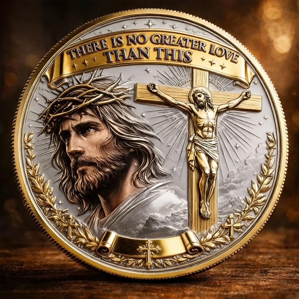 Supreme Love: Resurrection Religious Commemorative Coin, High Quality Replica Coin for Collectors золотий
Supreme Love: Resurrection Religious Commemorative Coin, High Quality Replica Coin for Collectors золотий