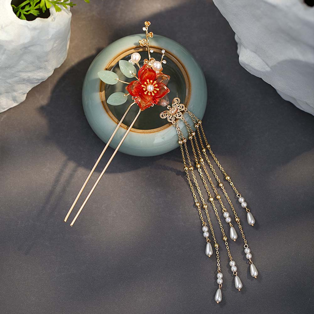 Women Flower Pearl Long Tassels Zinc Zinc Alloy Hairpins Hair Sticks Wedding Hair Jewelry Hanfu Headwear оранжевый
Women Flower Pearl Long Tassels Zinc Zinc Alloy Hairpins Hair Sticks Wedding Hair Jewelry Hanfu Headwear оранжевый