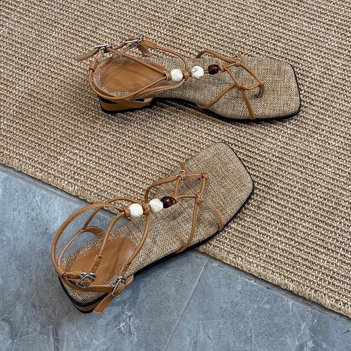 Sheepskin version~ New vacation bohemian pinch Roman shoes women s soft soles thick heel square head with sandals 39
Sheepskin version~ New vacation bohemian pinch Roman shoes women s soft soles thick heel square head with sandals 39