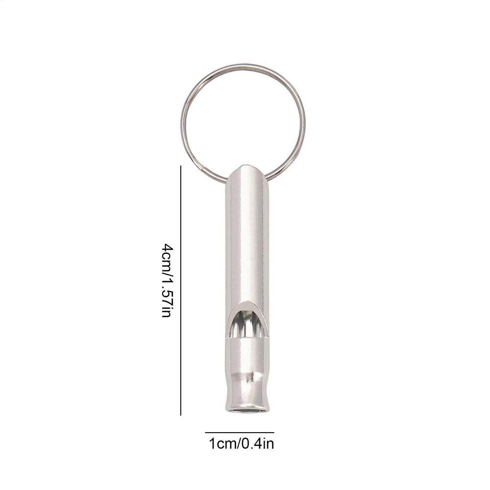 Aluminum Whistle Keychain Metal Survival Whistle Outdoor Training Dog Training Colorful High Frequency Sound Whistle срібний
Aluminum Whistle Keychain Metal Survival Whistle Outdoor Training Dog Training Colorful High Frequency Sound Whistle срібний