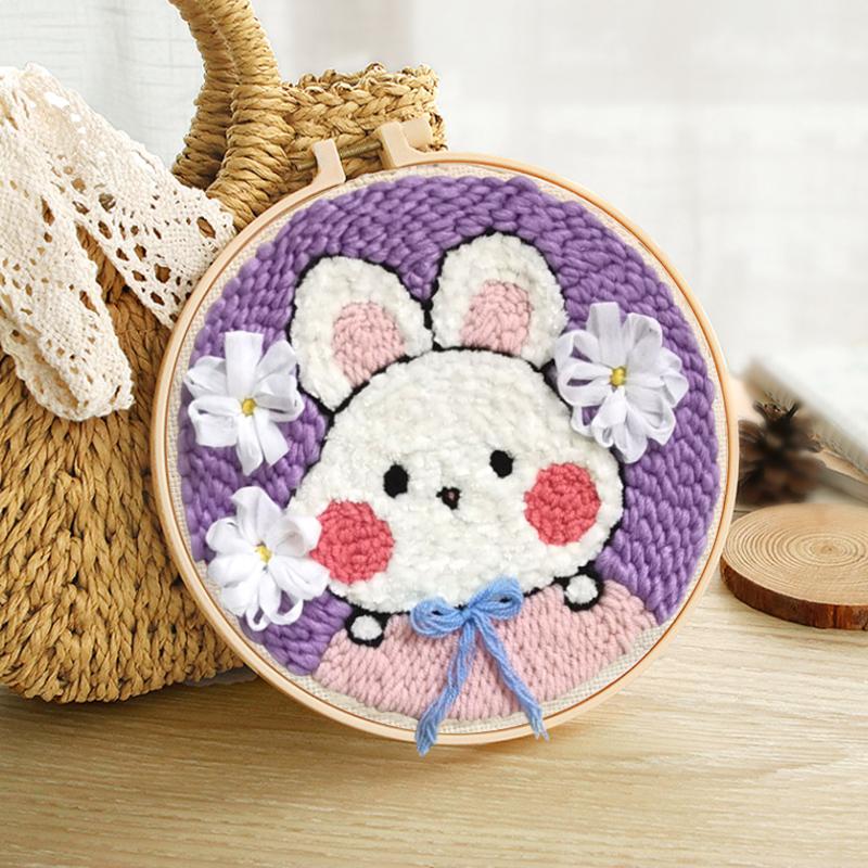 CHENISTORY punch needle embroidery set kit Cute Animal Picture Embroidery frame Cross stitch kits fox crafts for adults Diy Gift 20*20cm
CHENISTORY punch needle embroidery set kit Cute Animal Picture Embroidery frame Cross stitch kits fox crafts for adults Diy Gift 20*20cm