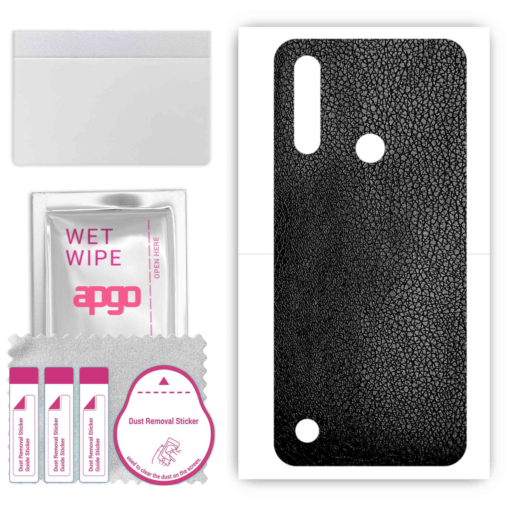 apgo Protective Skin Sticker for the back compatible with Lenovo A8, Wrap Film, Foil, Vinyl - Pattern Black Leather
apgo Protective Skin Sticker for the back compatible with Lenovo A8, Wrap Film, Foil, Vinyl - Pattern Black Leather