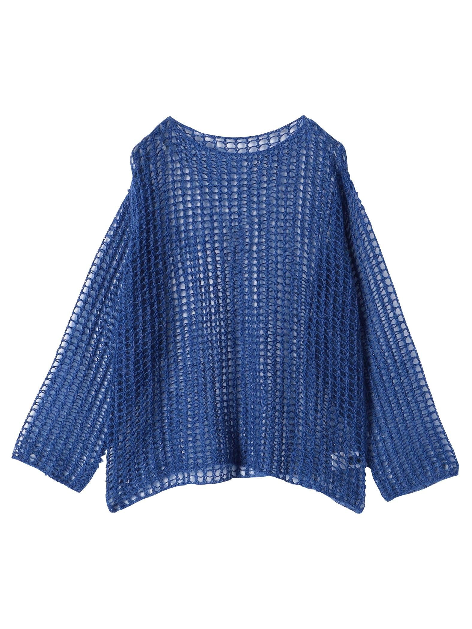 Женский вязаный пуловер из мохеровой сетки ручной работы, один размер, стирающийся, 316040616, синий,
Женский вязаный пуловер из мохеровой сетки ручной работы, один размер, стирающийся, 316040616, синий,
