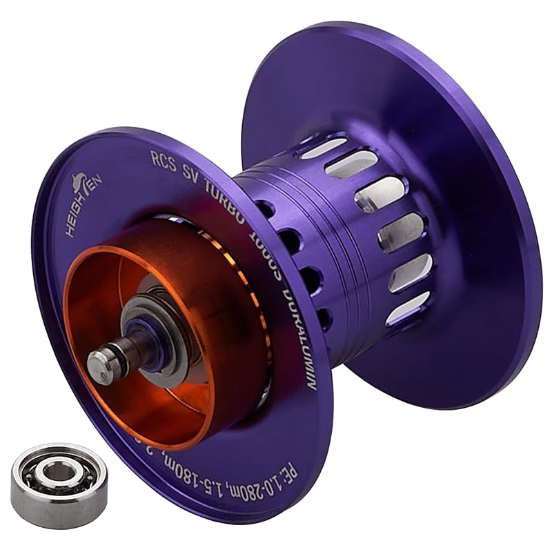 HEIGHTEN reel spool deep groove For PE line only BOOST 2 stage movable Daiwa bait reel replacement spool with bearing
HEIGHTEN reel spool deep groove For PE line only BOOST 2 stage movable Daiwa bait reel replacement spool with bearing