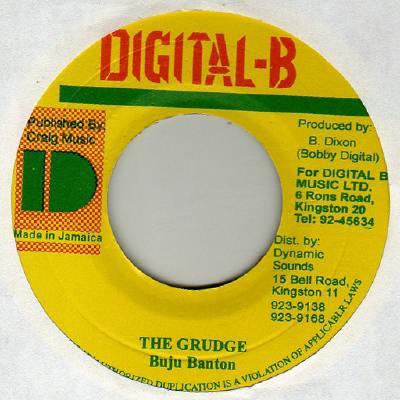 7inch Record BUJU BANTON - The Grudge none Digital-B 1991 Jamaica Reggae, Ska & Dub Used
7inch Record BUJU BANTON - The Grudge none Digital-B 1991 Jamaica Reggae, Ska & Dub Used