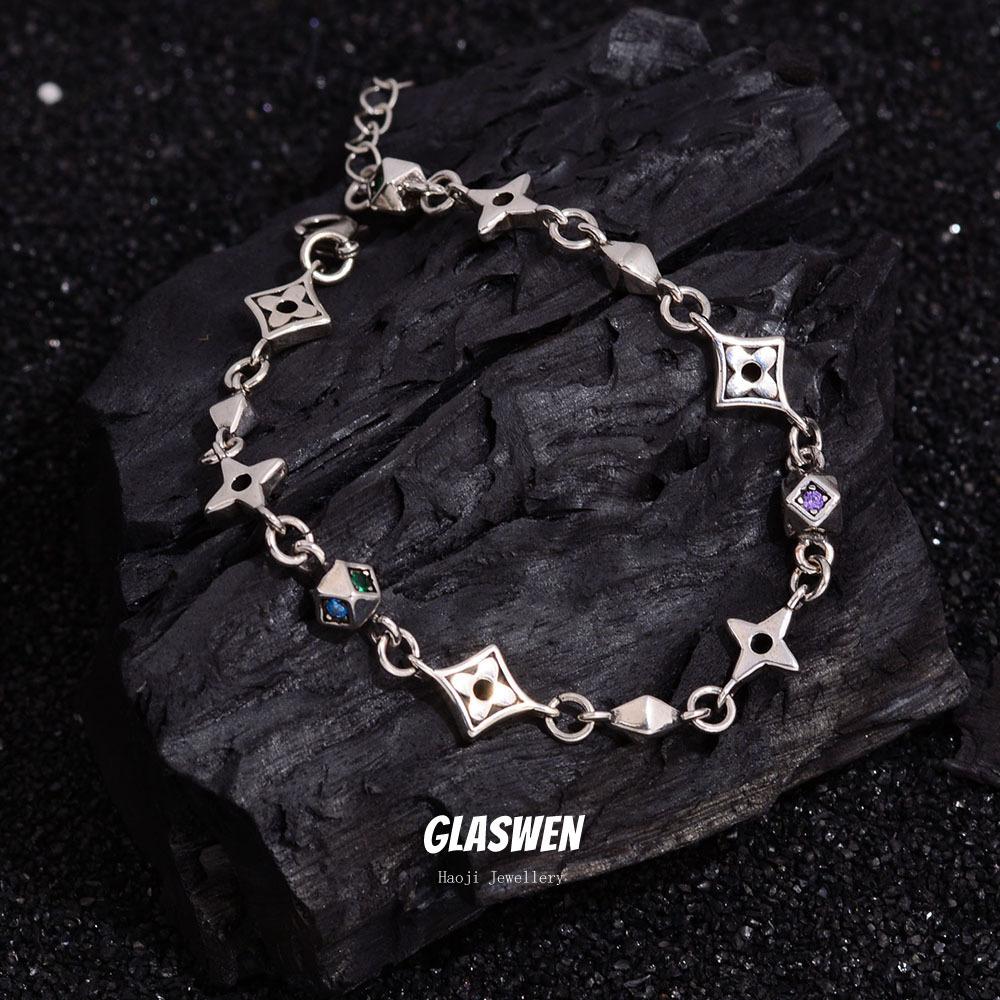 Sweet Cool Wind Color Zircon Four-Leaf Clover Necklace Women S High Sense Niche Star Design Temperament Collarbone Chain Jewelry
Sweet Cool Wind Color Zircon Four-Leaf Clover Necklace Women S High Sense Niche Star Design Temperament Collarbone Chain Jewelry