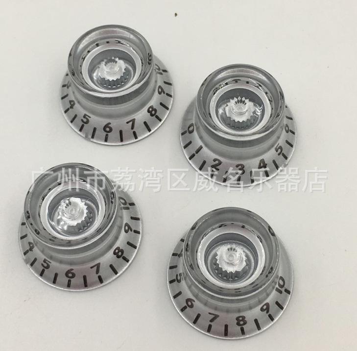 LP Electric Guitar/Bass Volume-Tone Knob Cap - Flying Saucer Design, Straight Body
LP Electric Guitar/Bass Volume-Tone Knob Cap - Flying Saucer Design, Straight Body