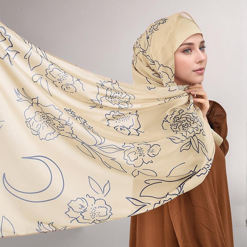 Ramadan Printed Chiffon Hijab Scarf Muslim Moon Floral Shawl Premium Chiffon Good Stitching Hijab Minimalist Line Design
Ramadan Printed Chiffon Hijab Scarf Muslim Moon Floral Shawl Premium Chiffon Good Stitching Hijab Minimalist Line Design